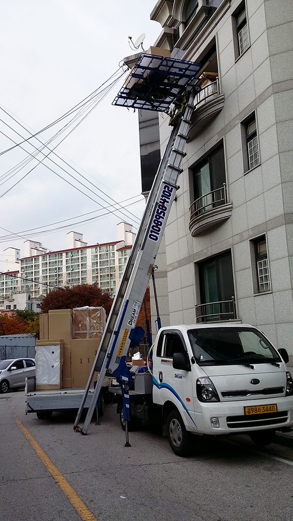 빌라3층 사무용가구 상차